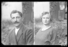 Portret mężczyzny i portret kobiety