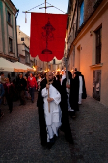 Procesja dominikańska na ul. Złotej