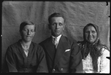 Man and two women
