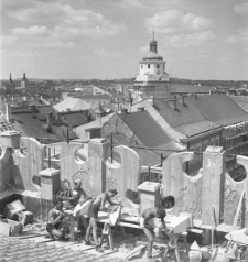 Odbudowa kamienicy Sobieskich w Lublinie