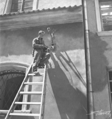 Pracownicy odbudowy Lublina w 1954 roku