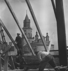 Pracownicy odbudowy Lublina w 1954 roku
