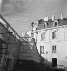 Budowa placu Zebrań Ludowych (obecnie plac Zamkowy) w Lublinie w 1954 roku