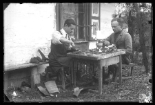 Shoemakers at work