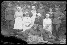 Nurses and military group