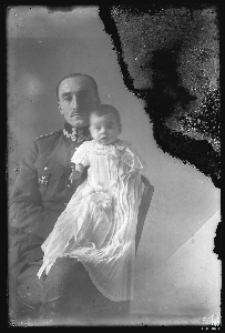 Soldier with child