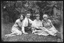 Three women and a man