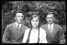 Woman and two men