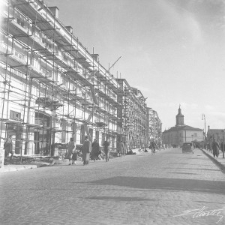 Odbudowa ulicy Lubartowskiej w 1954 roku