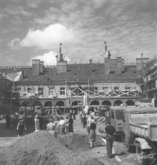 Odbudowa Zamku Lubelskiego w 1954 roku