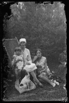 Two women with a child