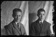 Two portraits of a boy