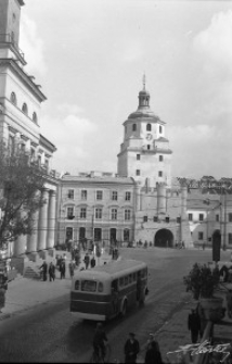 Brama Krakowska w Lublinie w dniu 22 lipca 1954 roku