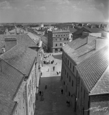 Widok na ulicę Bramową w Lublinie w dniu 22 lipca 1954 roku