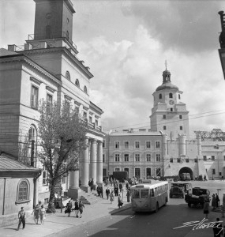 Krakowskie Przedmieście w Lublinie w dniu 22 lipca 1954 roku