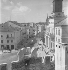 Krakowskie Przedmieście w Lublinie w dniu 22 lipca 1954 roku