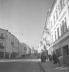 Ulica Lubartowska w Lublinie w dniu 22 lipca 1954 roku