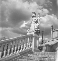 Plac Zebrań Ludowych (obecnie plac Zamkowy) w Lublinie w dniu 22 lipca 1954 roku