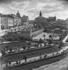 Ulica Rady Delegat&oacute;w (obecnie ul. Lubartowska) w Lublinie w dniu 22 lipca 1954 roku