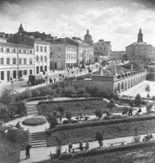 Ulica Rady Delegat&oacute;w (obecnie ul. Lubartowska) w Lublinie w dniu 22 lipca 1954 roku