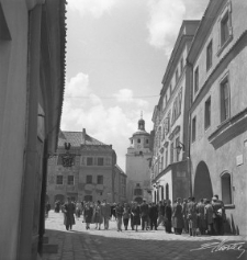 Rynek Starego Miasta w Lublinie w dniu 22 lipca 1954 roku