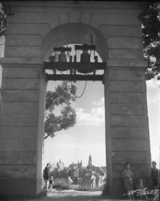 Widok ze Wzgórza Czwartek w Lublinie w dniu 22 lipca 1954 roku