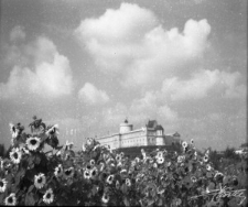 Widok na Zamek Lubelski w dniu 22 lipca 1954 roku