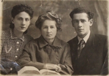 Róża Fiszman-Sznajdman, Chaja Gołda Trajnin (z domu Fiszman) i Izaak Sznajdman
