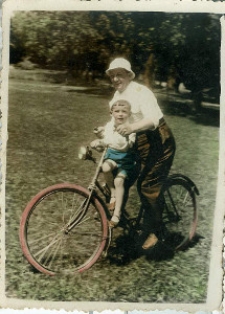 Leszek Szczepański z ojcem