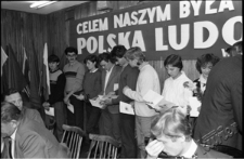 Lublin, zebranie Zjednoczonego Stronnictwa Ludowego