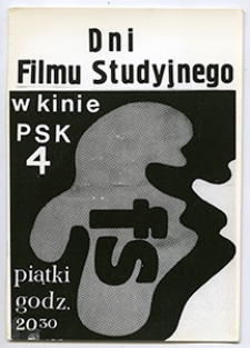 Ulotka informująca o Dniach Filmu Studyjnego w kinie Medyk przy PSK 4