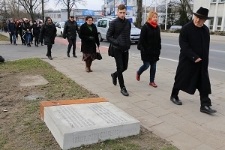 Uczestnicy uroczystego otwarcia Szlaku Pamięci „Lublin. Pamięć Zagłady”