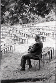 Ogr&oacute;d Saski w Lublinie - na widowni Muszki Koncertowej