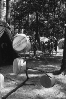 Ob&oacute;z harcerski nad zalewem Zemborzyckim w Lublinie