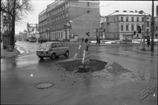 Remont drogi na skrzyżowaniu ulic 3 Maja i Krakowskie Przedmieście w Lublinie