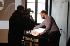 Konferencja prasowa. Lublin. Pamięć Zagłady