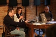 Promocja tomu wierszy Piotra Macierzyńskiego pt.: "Książka kostnicy"