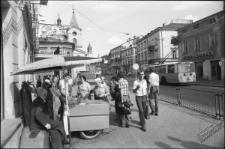 Sprzedaż napoj&oacute;w na Krakowskim Przedmieściu w Lublinie