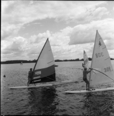Windsurfing nad Zalewem Zemborzyckim w Lublinie