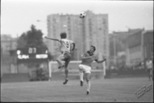 Mecz piłkarski na stadionie