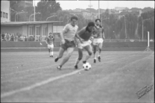 Mecz piłkarski na stadionie