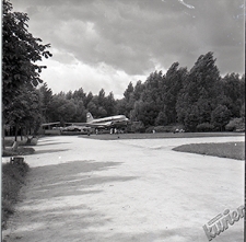 Park Ludowy w Lublinie - widok kawiarni w samolocie