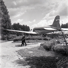 Samolot &ndash; kawiarnia w Parku Ludowym w Lublinie