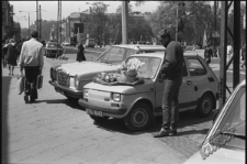 Sprzedaż kwiat&oacute;w na placu Litewskim w Lublinie