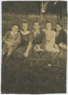 Kazimierz Kosicki ze znajomymi