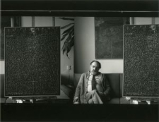 Ryszard Lis w swojej pracowni