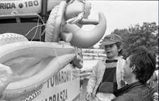 Plac Litewski w Lublinie - stoisko domu towarowego Salus