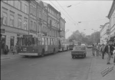 Trolejbusy na Krakowskim Przedmieściu w Lublinie