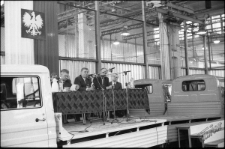 Lech Wałęsa w fabryce samochodów w Lublinie