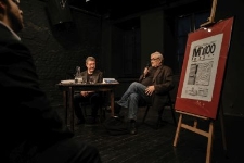 Bogusław Wr&oacute;blewski i Bohdan Zadura na Festiwalu Miasto Poezji